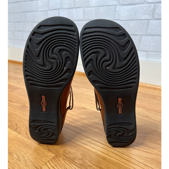 Earth Shoes 10.5 Leather Mary Janes Comfort Walking Shoes Vivian Leather Brown - Picture 5 of 6